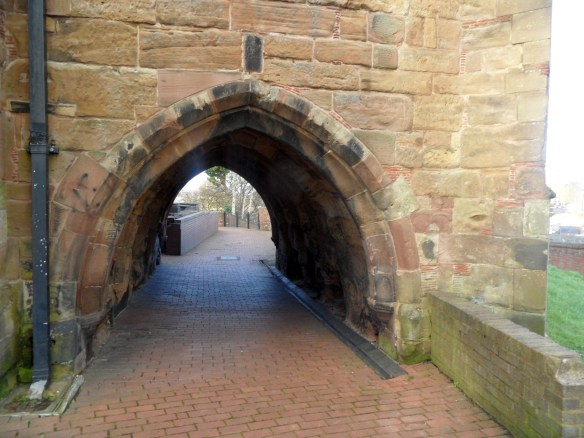 Passageway under the chancel of St Matthew's