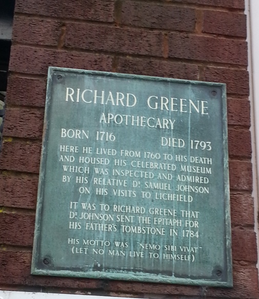 Richard Greene Museum Plaque