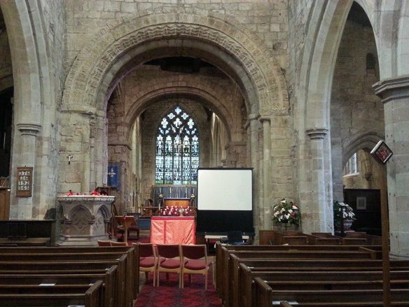 Norman arch, Gnosall church
