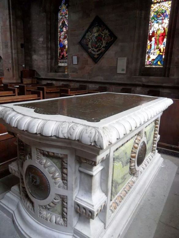 The tomb of John Forster, Hanch Hall