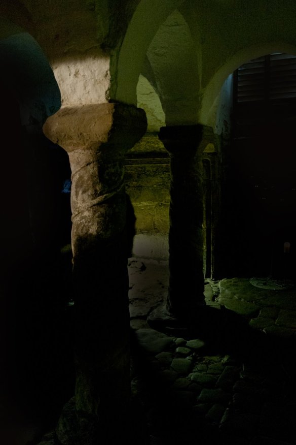 The crypt at Repton. Photo by David Moore.