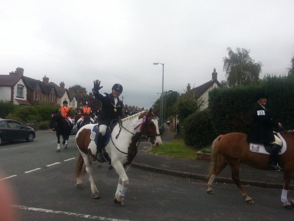 The Sheriff perambulating Cross in Hand Lane in 2014