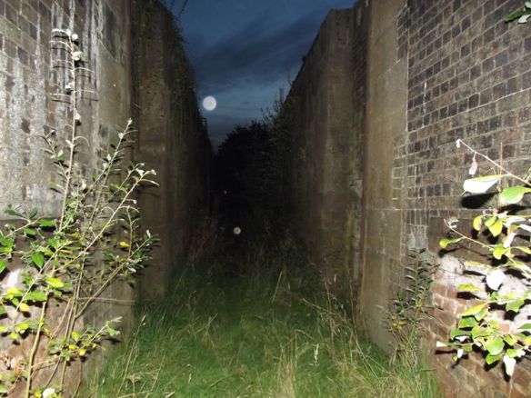 Moon above the lock 2012-ish. Taken by Steve Martin