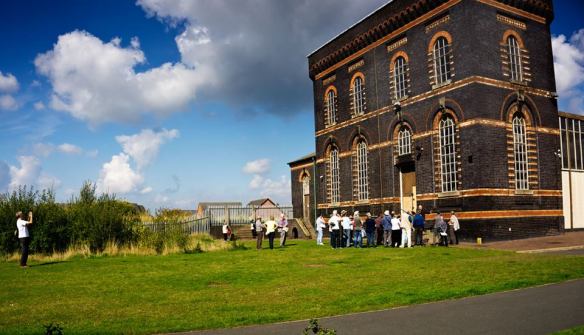 One of the three waterwalks arranged by the Lichfield Waterworks Trust or the Heritage Weekend 2015 